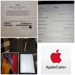 Ipad pro 11" 2nd generation wifi cellular